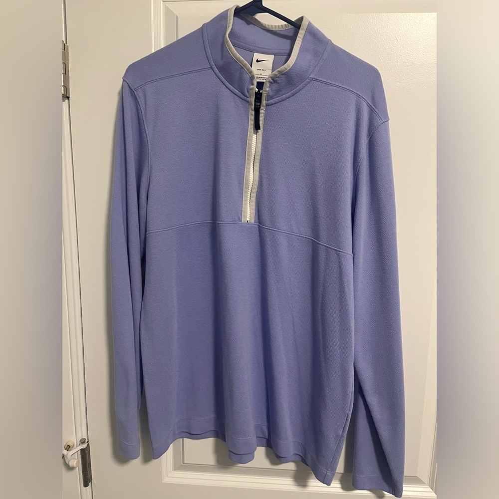 Nike 1/4 Zip Sweater Lavender Purple Dri Fit